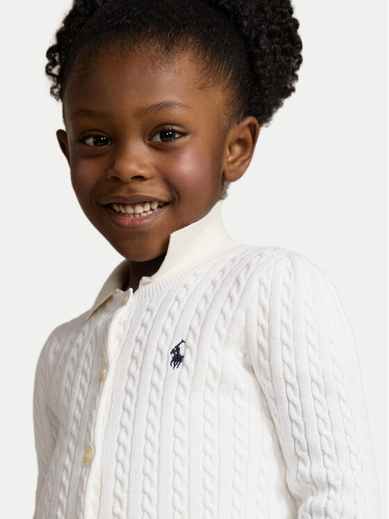 Polo Ralph Lauren Polo Ralph Lauren Kardigán 312543047064 Fehér Regular Fit