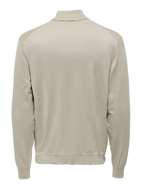 Only & Sons Only & Sons Rollkragenpullover 22020879 Beige Regular Fit