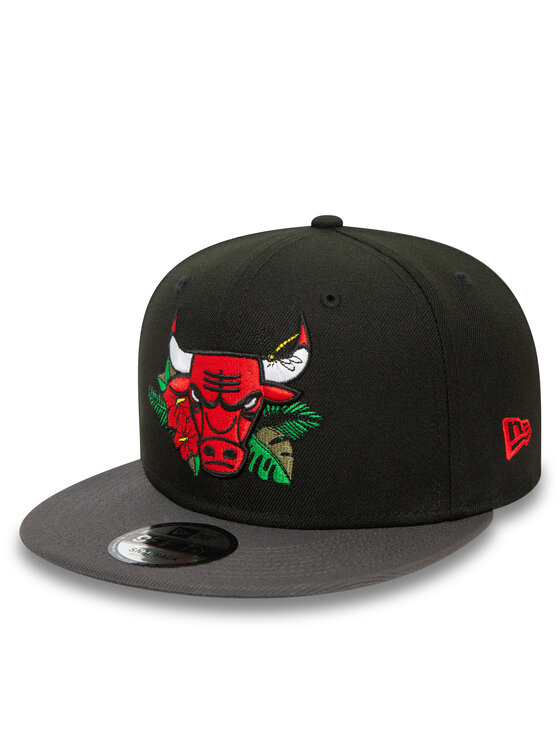 New Era Cepure ar nagu Nba Floral 950 Bulls 60503483 Melns