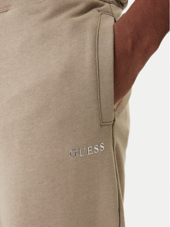 Guess Guess Pantaloni trening Z6RB12 KAIJ1 Bej Regular Fit