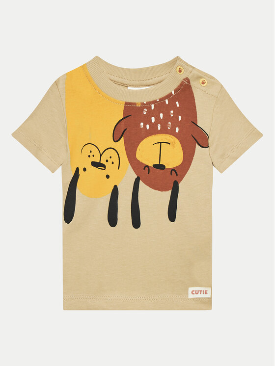 Coccodrillo Coccodrillo T-Shirt WC4143204HBN Béžová Regular Fit