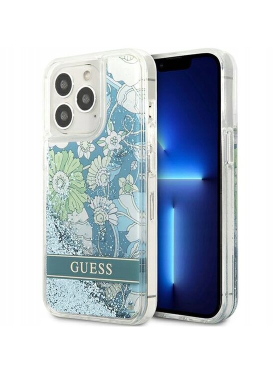 Guess Guess Etui na telefon Liquid Glitter Kolorowy