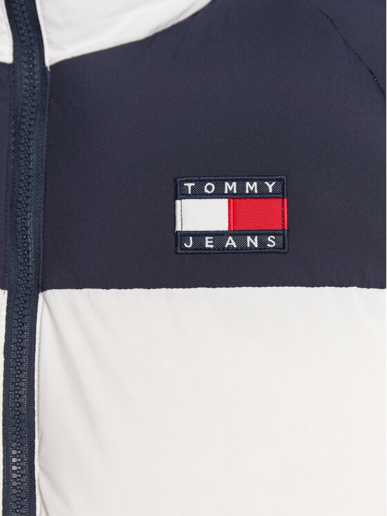 Tommy Jeans Tommy Jeans Kurtka puchowa Authentic Serif DM0DM14400 Granatowy Regular Fit