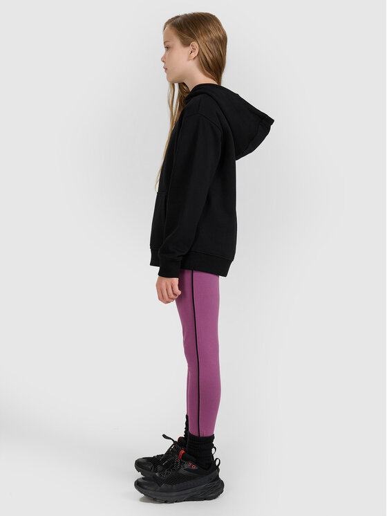 4F 4F Bluza BASIC+ Czarny Loose Fit