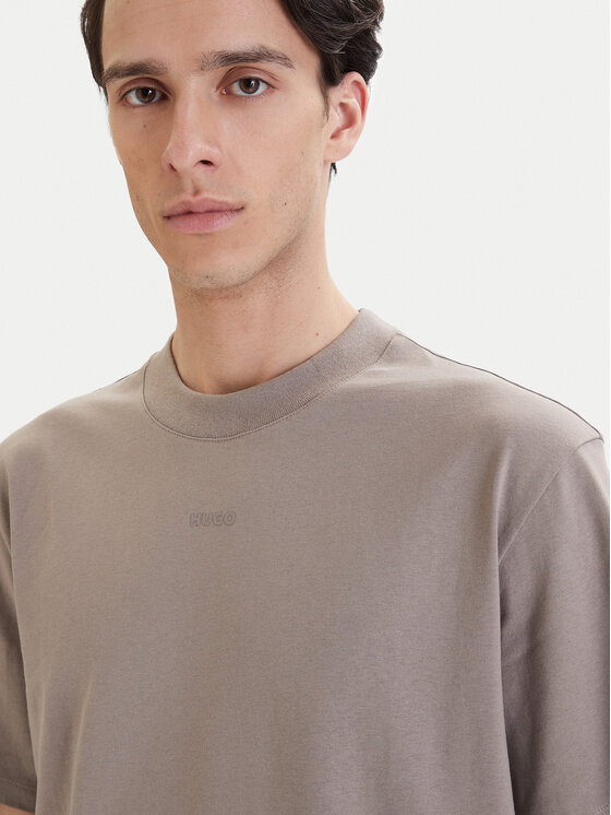 HUGO HUGO T-krekls Dapolino 50488330 Bēšs Relaxed Fit