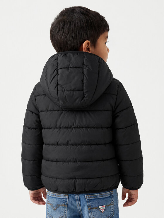 Guess Guess Dūnu jaka H4BT03 WCFM0 Melns Regular Fit