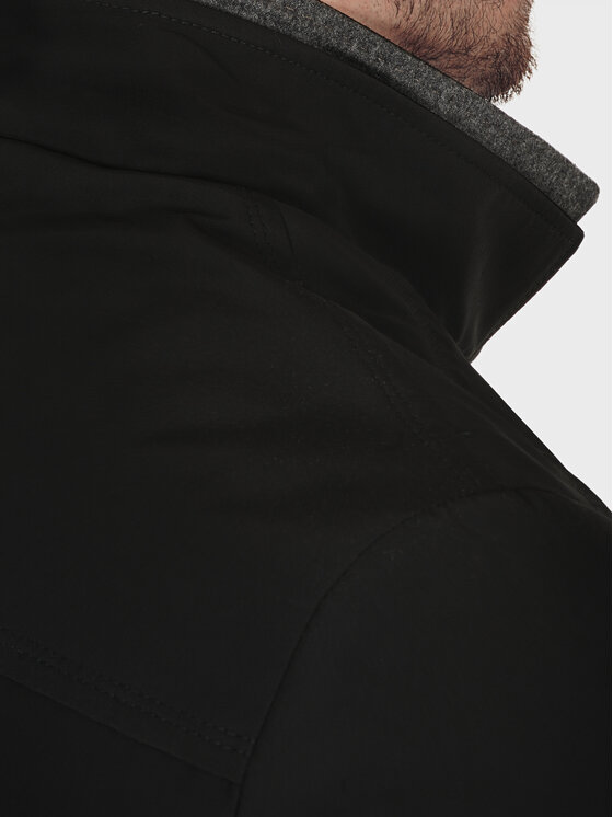 Evenemen Evenemen Płaszcz przejściowy RUFFO C Czarny Slim Fit