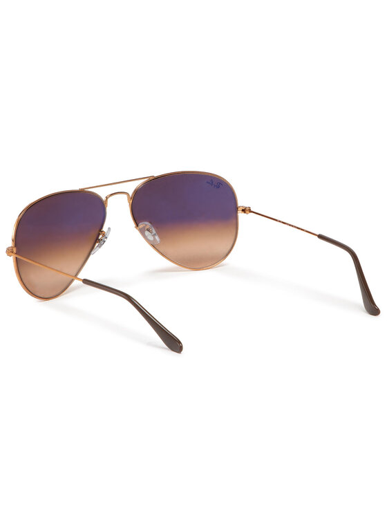 Ray-Ban Ray-Ban Okulary przeciwsłoneczne Aviator Large Metal 0RB3025 Brązowy