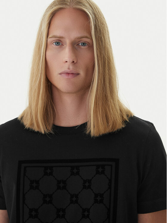 JOOP! JOOP! Tričko 17 JJ-21Bajo 30047429 Čierna Modern Fit
