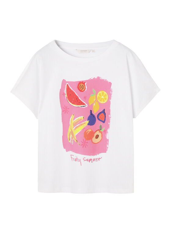 TATUUM TATUUM T-Shirt NILS 1 Biały Classic Fit