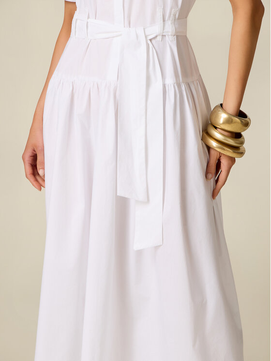 Oltre Oltre Abito da sera 7014J000878N011 Bianco A-Line Fit