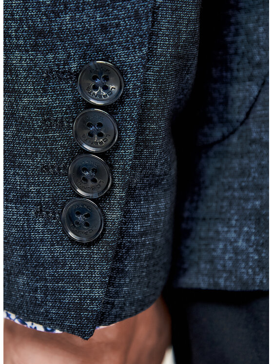 Pako Lorente Pako Lorente Marynarka P26SF-3X-002 Granatowy Slim Fit