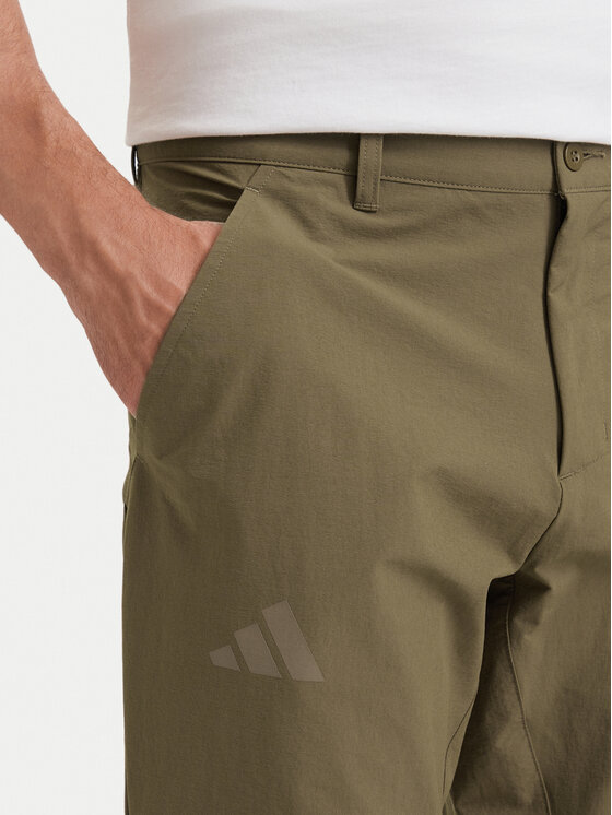 adidas adidas Spodnie outdoor KW7459 Brązowy Regular Fit