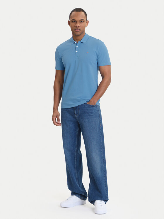 Napapijri Napapijri Polo särk Ealis NP0A4H8B Sinine Regular Fit