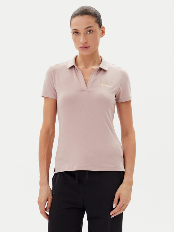 EA7 Emporio Armani EA7 Emporio Armani Tricou polo 7W000266 AF12500 U4079 Roz Regular Fit