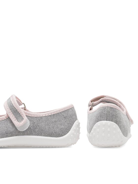 Nelli Blu Nelli Blu Pantofole BALERINKI MOTYL IV Grigio