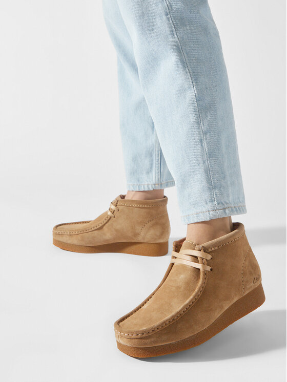 Clarks Clarks Μποτάκια WallabeeEvoBt 261747444 Μπεζ