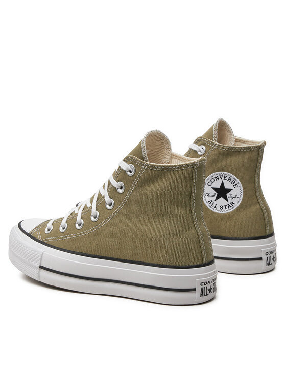 Converse Converse Trampki Chuck Taylor All Star Lift Hi A07571C Khaki