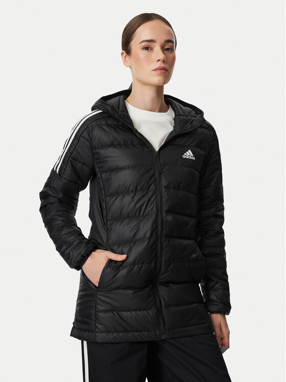 adidas adidas Puhovka GH4590 Črna Slim Fit