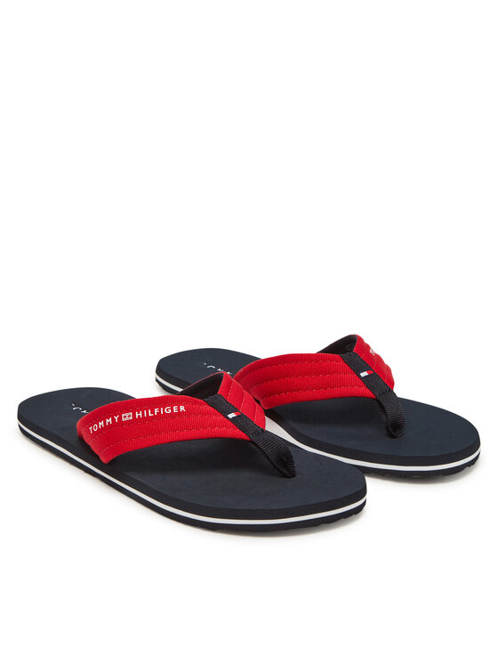 Tommy Hilfiger Tommy Hilfiger Zehentrenner Nyc Beach Sandal FM0FM05437 Rot