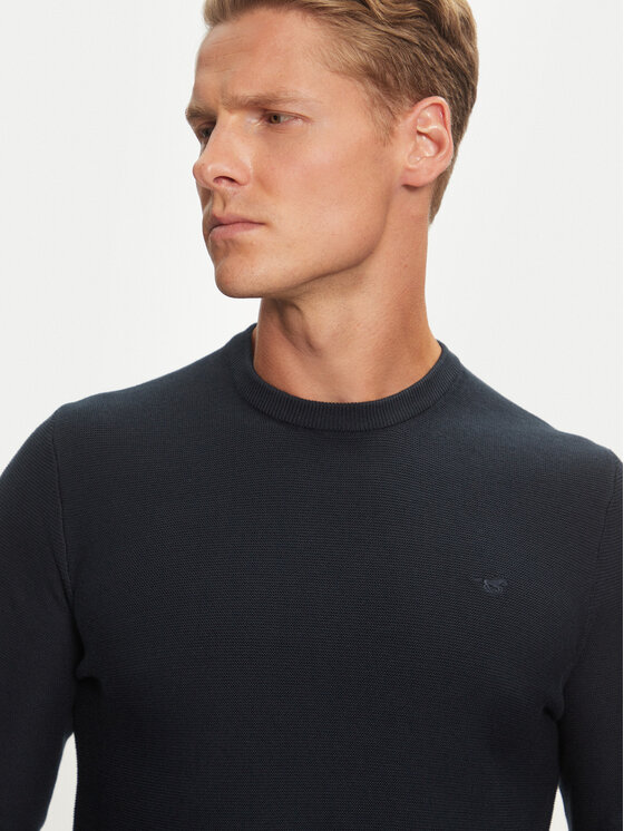 Mustang Mustang Pullover Elliot 1014688 Dunkelblau Regular Fit