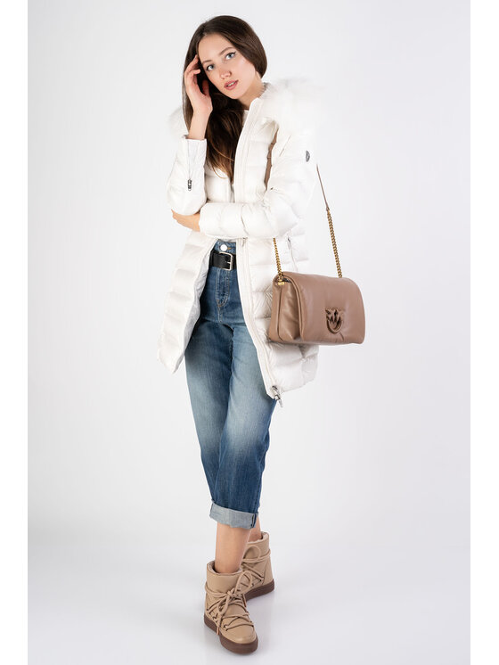 ROCKANDBLUE ROCKANDBLUE Kurtka puchowa Catie FX Jacket Biały Tailored Fit