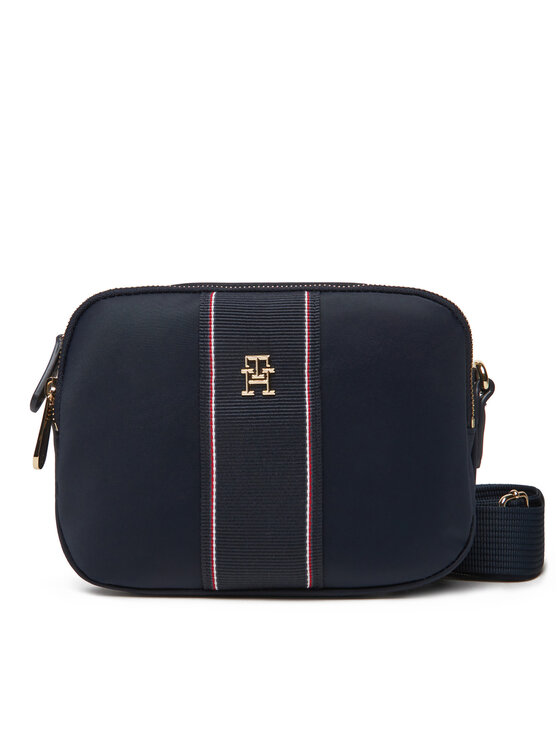 Tommy Hilfiger Tommy Hilfiger Ročna torba Poppy Camera Bag Corp AW0AW17230 Mornarsko modra