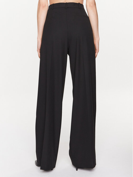 PINKO Pinko Hlače 100157 A0HO Crna Relaxed Fit