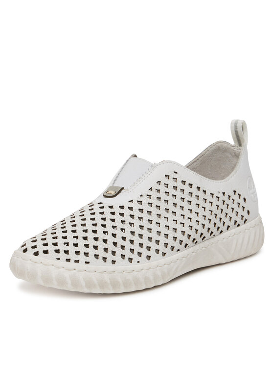 Rieker Rieker Halbschuhe N0965-80 Weiß