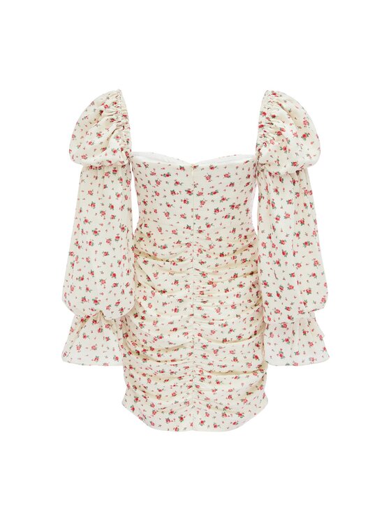 La Mania La Mania Abito da cocktail MARISOLE 2 Beige Classic Fit