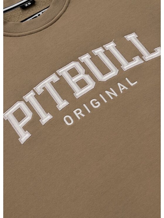 PITBULL PITBULL Bluza Bluza damska oversize Tyrian M Brązowy Regular Fit