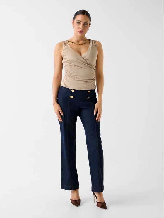 Marciano Guess Marciano Guess Τοπ G6GP11 K3617 Μπεζ Slim Fit