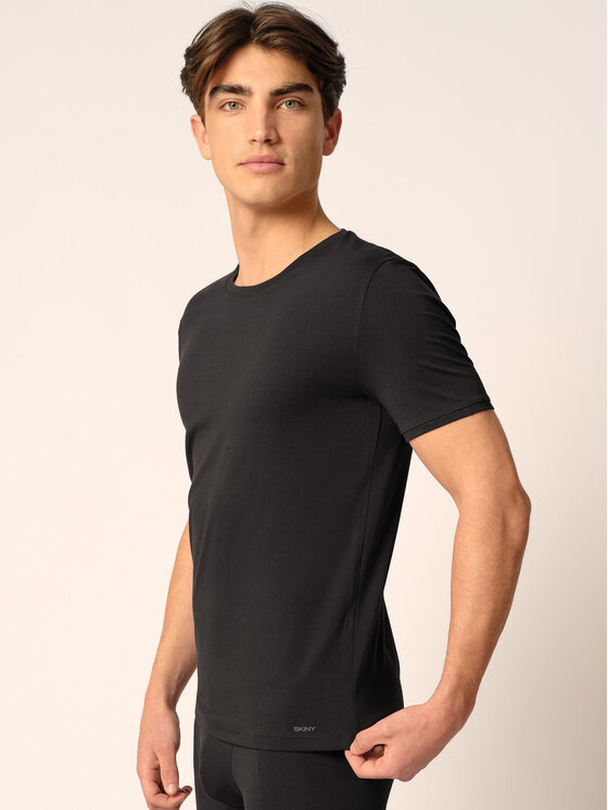 Skiny Skiny Tričko 80982 Čierna Regular Fit