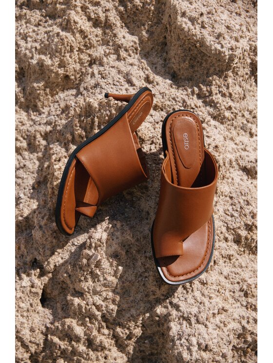 Estro Estro Ciabatte ER00117186 Marrone