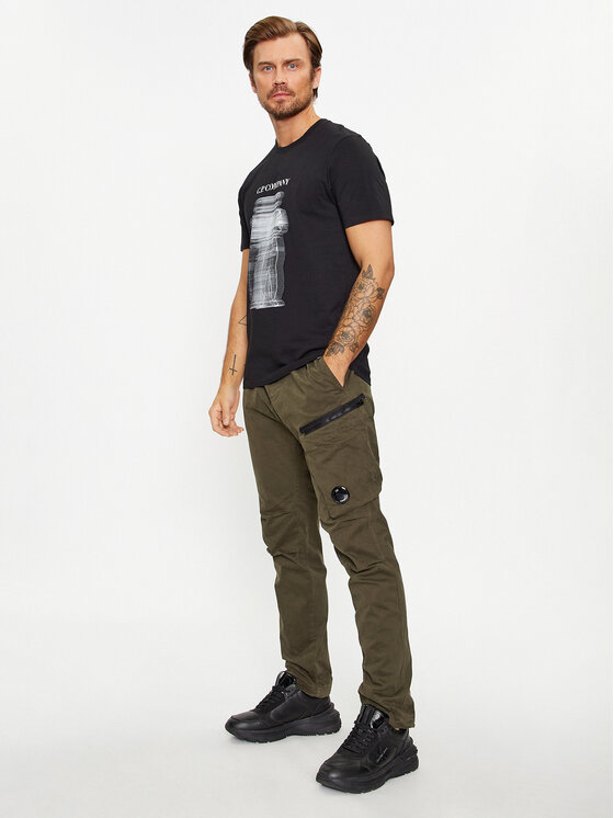 C.P. Company C.P. Company Stoffhose 15CMPA111A 005529G Grün Regular Fit