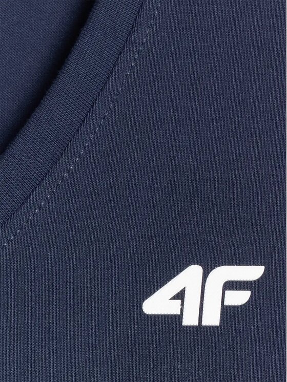 4F 4F T-shirt 4FWMM00TTSHF3307-31S Blu Authentic Slim Fit