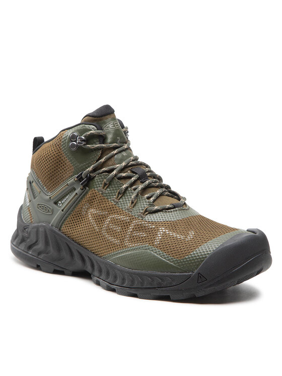 Keen Keen Pārgājienu apavi Nxis Evo Mid Wp 1026678 Zaļš