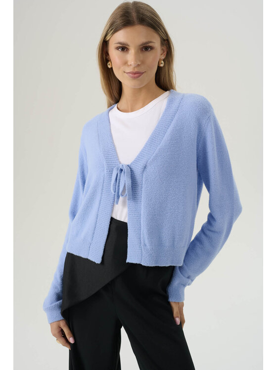 Femestage Femestage Sweter Femestage AB BASE SWE1640-012 Niebieski Regular Fit