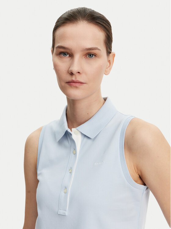 Gant Gant Tricou polo 4200560 Albastru Regular Fit