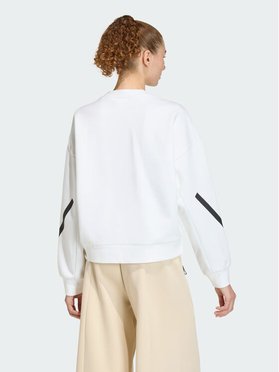 adidas adidas Bluza 159002 Biały Loose Fit