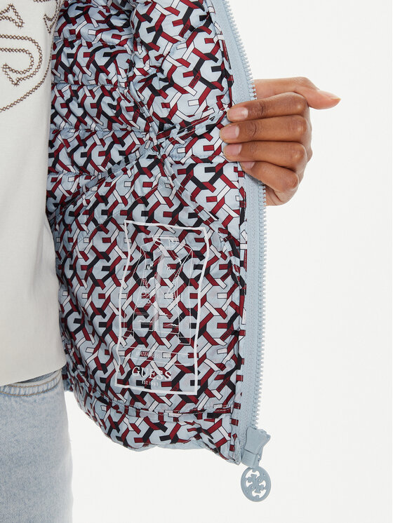 Guess Guess Geacă Juliane W4YL39 WGAE2 Albastru Regular Fit