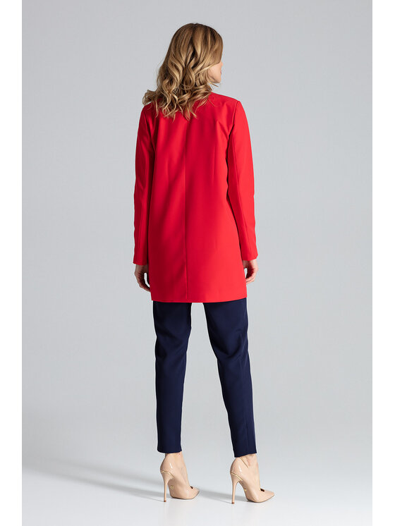 FIGL FIGLFIGL Cappotto M551 Rosso Regular Fit