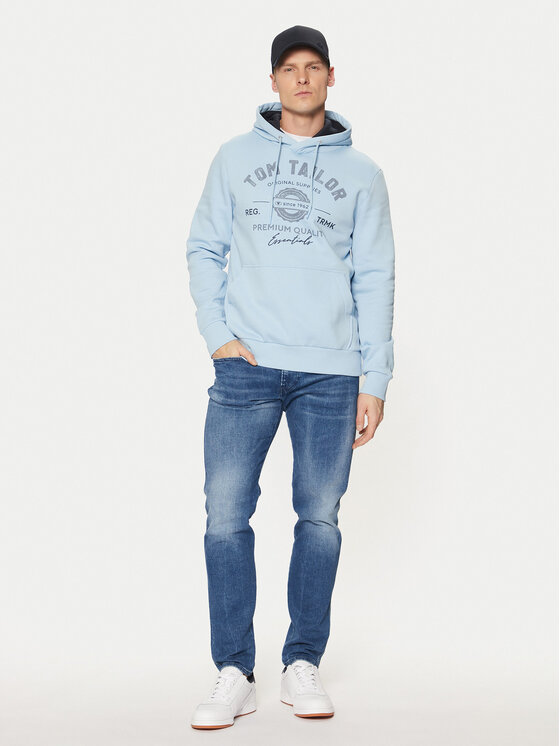 Tom Tailor Tom Tailor Bluza 1043292 Niebieski Regular Fit