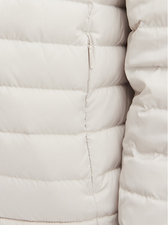 Calvin Klein Calvin Klein Μπουφάν πουπουλένιο LV044G502G Λευκό Regular Fit