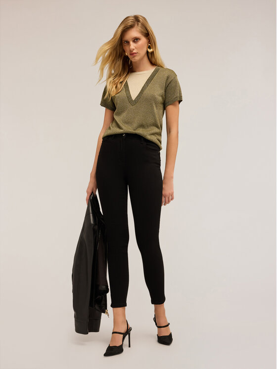 Motivi Motivi Cardigan M368W003451N0V5 Verde Slim Fit