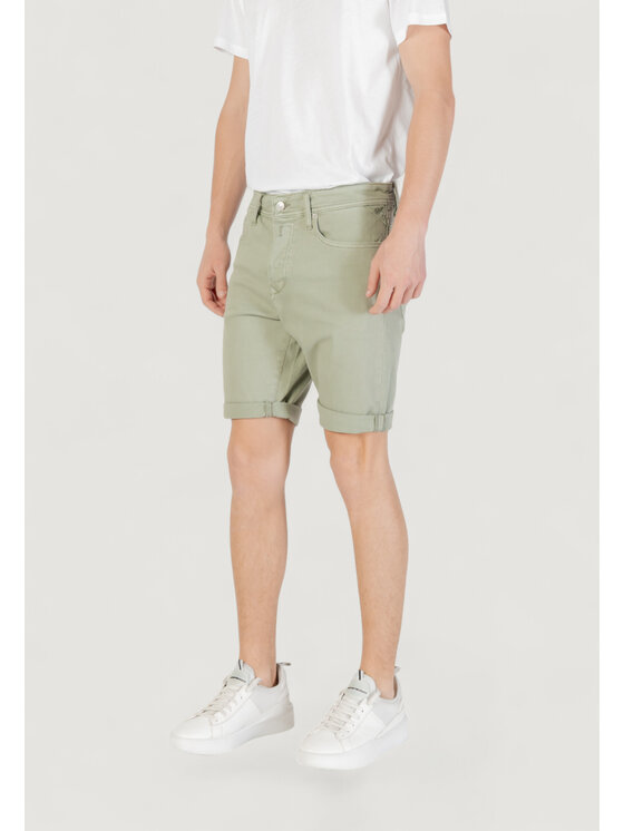 REPLAY REPLAY Kąpielówki MA981Y.000.8488780 Zielony Bermuda Fit