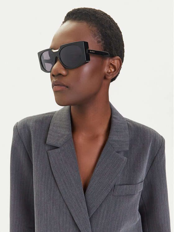 Max Mara Max Mara Okulary przeciwsłoneczne MM0123 01A Czarny