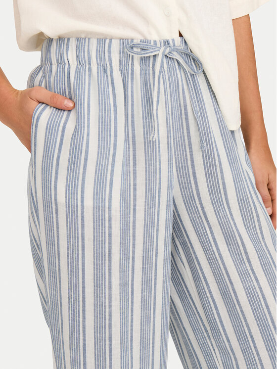 ONLY ONLY Pantaloni din material Caro 15291807 Albastru celest Loose Fit