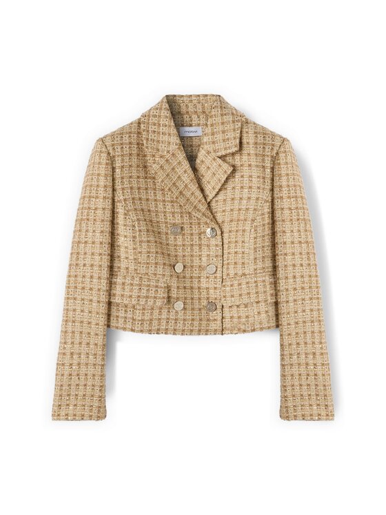 Motivi Motivi Giacca di transizione Q036Q001050N012 Crema Regular Fit