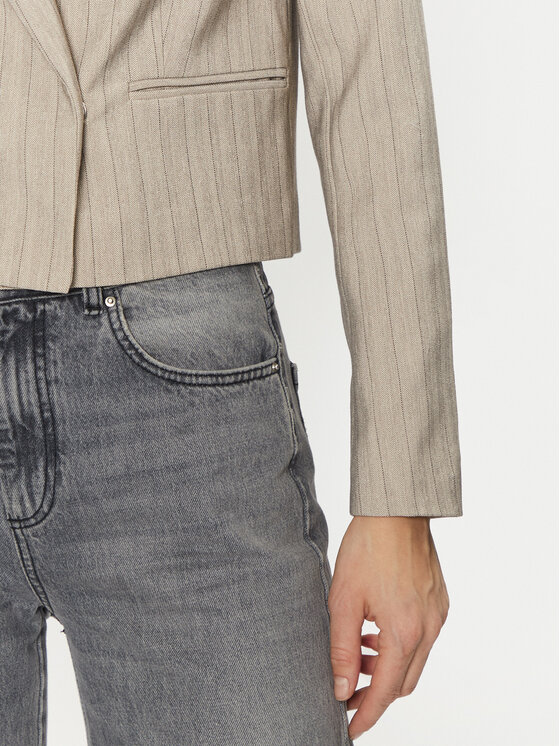 Vero Moda Vero Moda Sako Eli 10319629 Béžová Cropped Fit